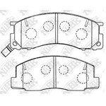 PN1273, Колодки тормозные TOYOTA Estima (90-99) передние (4шт.) NIBK