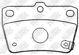 Фото 1/5 Колодки тормозные дисковые TOYOTA Rav4 00-05 PN1424