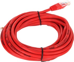 NA102-R-5M, Патчкорд литой "Telecom" UTP кат.5е 5,0м красный