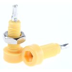 105-0807-001, Yellow Female Test Socket, 2mm Connector, Solder Termination, 10A ...