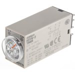 H3YN-2 AC100-120, Реле времени, 0,1с-10мин, DPDT, 250ВAC/5А, Uпит: 100-120ВAC, PIN: 8