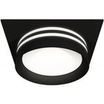 Ambrella Комплект встраиваемого светильника XC8062021 SBK/FR черный песок/белый ...
