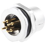 09-3432-90-04, Circular Connector, 4 Contacts, Panel Mount, M12 Connector ...