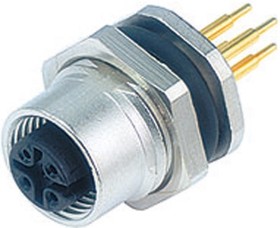 09-3442-92-05, Circular Connector, 5 Contacts, Panel Mount, M12 Connector, Plug, Female, IP67, 713 Series