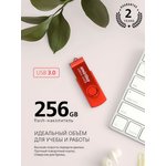 UFD 3.0 накопитель SmartBuy 256GB Twist Red (SB256GB3TWR)