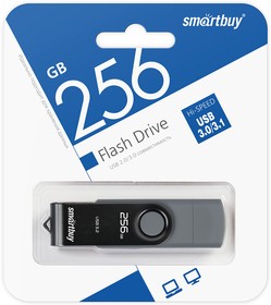 Фото 1/6 USB 3.0/3.1 накопитель Smartbuy 256GB Twist Dual Type-C/Type-A (SB256GB3DUOTWK)