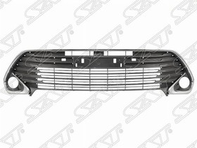 Решетка в бампер Toyota Camry Europe/Russia (XV50) 14-17 (Под ПТФ/ с хром молдингом ПОД Российский Г