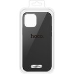Чехол HOCO Pure Protective для Apple iPhone 14 Pro, силикон + РС (черный)
