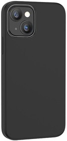 Фото 1/5 Чехол HOCO Pure Protective для Apple iPhone 14 Plus, силикон + РС (черный)