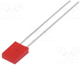 SSL-LX2573ID, Светодиод, Красный, Сквозное Отверстие, 2mm x 5mm, 20 мА, 2 В, 635 нм