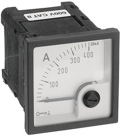 GTS 0105 0-60V, Analogue Panel Meter DC: 0 ... 60 V 45 x 45mm