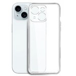 Чехол (клип-кейс) BORASCO для Apple iPhone 15 Plus, прозрачный [72410]