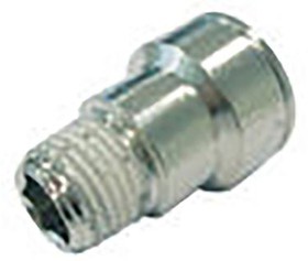Фото 1/3 Brass Female Quick Air Coupling, G 1/4 Male Threaded