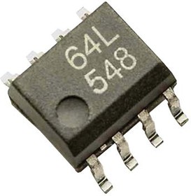ACPL-064L-000E, Optocoupler, Digital Output, 2 Channel, 3.75 kV, 10 Mbaud, SOIC, 8 Pins
