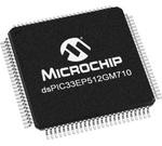 dsPIC33EP512GM710-E/PF, Digital Signal Processors & Controllers - DSP, DSC 512KB 16KB RAM 12 MC 8/8 IC/OC2QEI4OpAmp