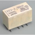 EE2-5SNUH-L, 5V DPDT (2 Form C) SMD,7.5x15mm MagnetIc LatchIng Relays