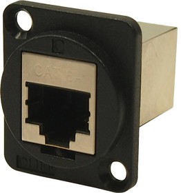 Фото 1/3 CP30225SMB, RJ45 Panel Mount Adapter, XLR Housing RJ45 Socket CAT6a Straight