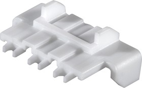 1727090010, Connector Accessories Terminal Position Assurance Retainer Straight Nylon White Mini-Fit Jr™ Bag