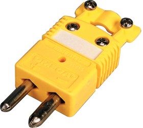 OSTW-KI-M, Thermocouple Connector, OSTW Series, Type K, Plug, IEC Color Coded
