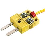 SMPW-CC-T-M, THERMOCOUPLE CONNECTOR, T TYPE, PLUG