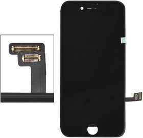Дисплей для Apple iPhone 7 в сборе с тачскрином (модуль), яркая подсветка, класс ААА, черный