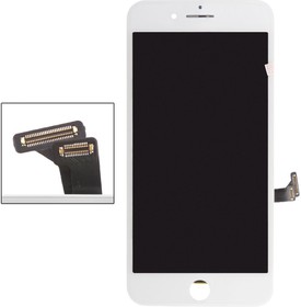 Дисплей для Apple iPhone 7 Plus в сборе с тачскрином (модуль), яркая подсветка, класс ААА, белый