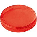 A0263B, Panel Mount Indicator Lens Round Style, Red, 22mm diameter