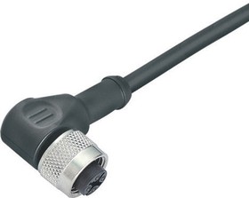 79-3434-32-04, Right Angle Female 3 way M12 to Unterminated Sensor Actuator Cable, 2m