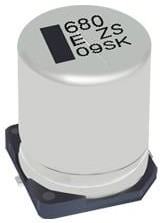 EEHZS1J121UP, Hybrid Aluminium Electrolytic Capacitor, 120 мкФ, ± 20%, 63 В, ZSU Series, Radial Can - SMD