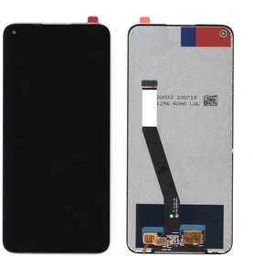 Дисплей для Xiaomi Redmi Note 9, Redmi 10X в сборе с тачскрином (COF) черный