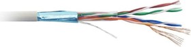 Патч-кордовый кабель FTP 4 пары, Категории 5e, LSZH, белый, 305м в кат., LAN-5EFTP-PT-LSZH-WH