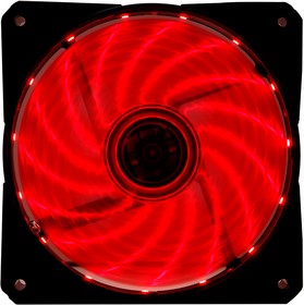 Фото 1/7 Вентилятор Digma DFAN-LED-RED, 120мм, Ret