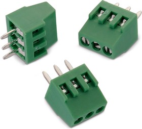691210910002, 2109 Series PCB Terminal Block, 2-Contact, 2.54mm Pitch, Through Hole Mount, 1-Row, Solder Termination