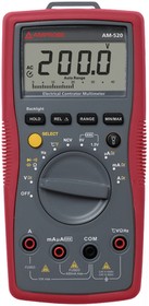 AM-520-EUR, Digital Multimeter, 600V, 10MHz, 40MOhm