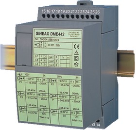 DME 442, Multi-Measurement Converter, Mains Data