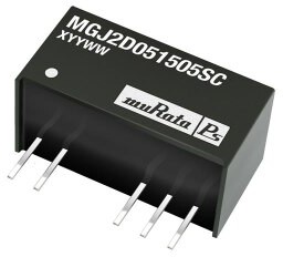 MGJ2D051802SC, Isolated DC/DC Converters - Through Hole DC/DC TH 5-18/2.5V 5.2KV