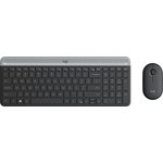 920-009206, Клавиатура + мышь Logitech Slim Wireless Keyboard and Mouse Combo MK470, Комплект (клавиатура + мышь)