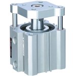CDQMB16-20, Pneumatic Guided Cylinder - 16mm Bore, 20mm Stroke, CQM Series ...