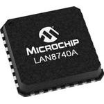 LAN8740AI-EN, Микросхема transceiver, 10/100Base-T, MII,RMII, QFN32, 3,3VDC