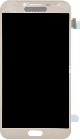 Дисплей для Samsung Galaxy J4 2018 SM-J400 в сборе с тачскрином (модуль) (OLED), золото