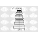 Пыльник ШРУС SASIC 4003432 RENAULT CLIO I 91-98/LOGAN нар. 35*86 L152