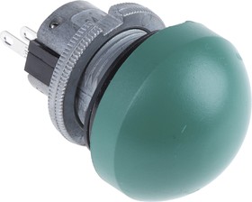 Фото 1/4 76-9450/439088G, 76-94 Series Push Button Switch, Momentary, Panel Mount, 22mm Cutout, SPDT, Clear LED, 250V ac, IP67