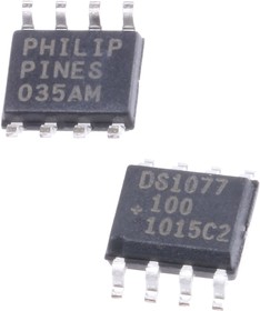 100MHz MEMS Oscillator, 8-Pin 8 SO, DS1077Z-100+