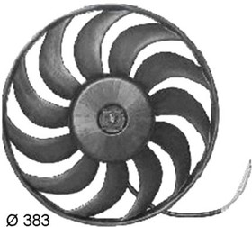 CFF 133 000S, Вентилятор радиатора охлаждающей жидкости и конденсера