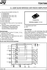 Tda7386 схема подключения