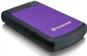 Фото 1/10 Жесткий диск Transcend USB 3.0 1Tb TS1TSJ25H3P StoreJet 25H3P (5400rpm) 2.5" фиолетовый