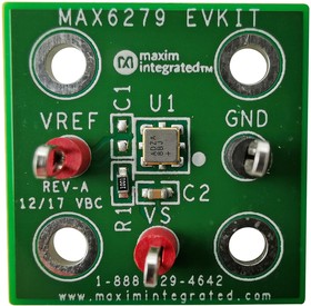Фото 1/2 MAX6279EVKIT#, Evaluation Board, MAX6279 Voltage Reference, Ceramic Shunt, 1.2V, 60µA To 15mA