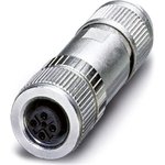 1553611, Bus system connector - Ethernet CAT5 (100 Mbps) - 4-position - shielded ...