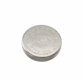 SR516SW, Coin Cell Battery 0% Hg Low Drain 1.55V; 12.5mAh