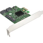 Контроллер ExeGate EXE-503 PCI-E 2.0, SATA3 6Gb/s, 4 int (OEM)